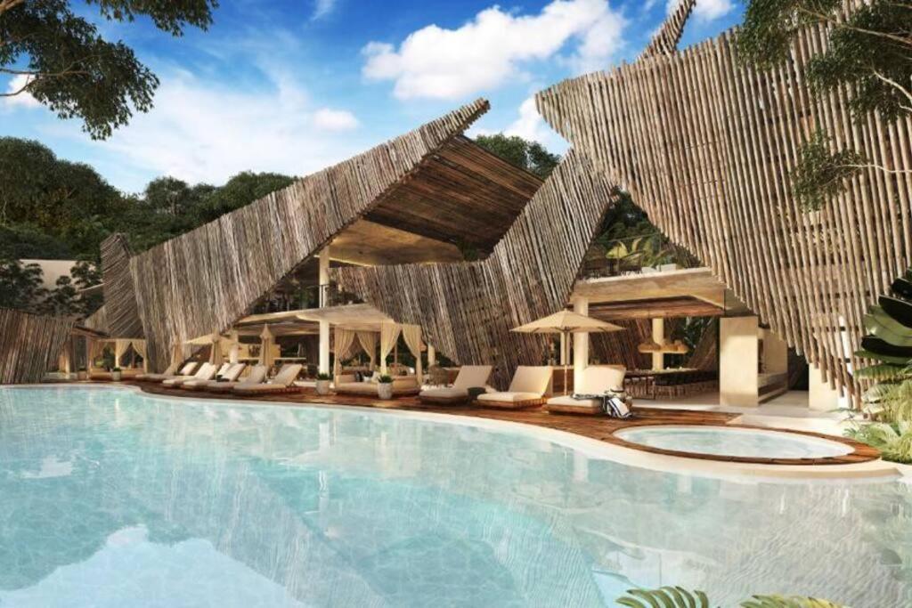 Loft En Aldea Zama Lägenhet Tulum Exteriör bild