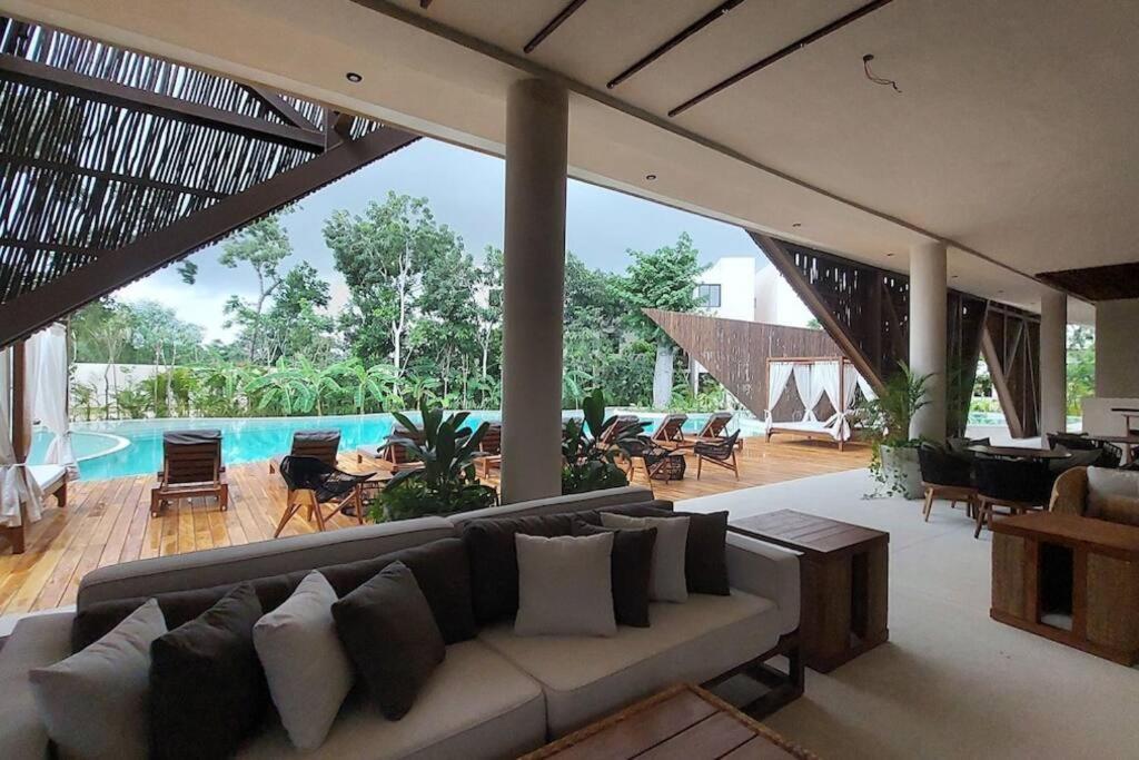 Loft En Aldea Zama Lägenhet Tulum Exteriör bild